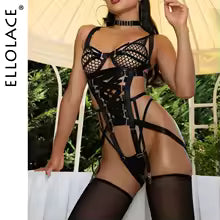 Sexy lingerie set Fishnet erotic adult daring underwear women uncensored Ultra sexy erotic